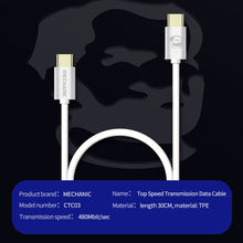 Load image into Gallery viewer, MECHANIC Lightning Top Speed Transmission Data Cable USB Lightning Cable For Type-C to Type-C, For Type-C to Type-C