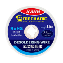 Load image into Gallery viewer, MECHANIC R300 1.5M 2.5MM Suction Tin Wire, MECHANIC R300 1.5M 2.5MM