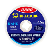 Load image into Gallery viewer, MECHANIC R300 1.5M 3.0MM Suction Tin Wire, MECHANIC R300 1.5M 3.0MM