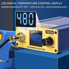 Load image into Gallery viewer, Mechanic T12 Pro Intelligent Anti-static Digital Heating Solder Station, US Plug, T12 Pro (US Plug), T12 Pro (EU Plug)