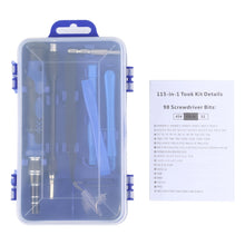 Load image into Gallery viewer, 115 in 1 Screwdriver Repair Tools Kit