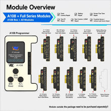 Load image into Gallery viewer, AY A108 Multi-function Dot Matrix Battery Repair Programmer for iPhone 8-16 Pro Max, A108 for iPhone 8-16 Pro Max