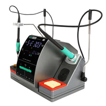 Load image into Gallery viewer, SUGON T3602 110V 240W Dual Station Nano Electric Soldering Station with Double Handle, US Plug, T3602, US Plug