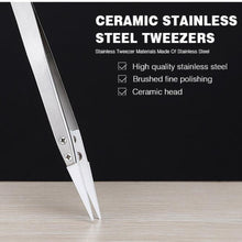 Load image into Gallery viewer, BAKU BA-I7-72MZ Stainless Steel Straight Tweezers