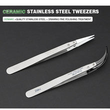 Load image into Gallery viewer, BAKU BA-I7-72MZ Stainless Steel Straight Tweezers