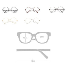 Load image into Gallery viewer, Round-Framed Glasses Small Fresh, Golden, Silver, Bronze, Gun gray, Round-Framed Glasses