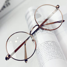 Load image into Gallery viewer, Round-Framed Glasses Small Fresh, Golden, Silver, Bronze, Gun gray, Round-Framed Glasses