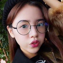 Load image into Gallery viewer, Round-Framed Glasses Small Fresh, Golden, Silver, Bronze, Gun gray, Round-Framed Glasses