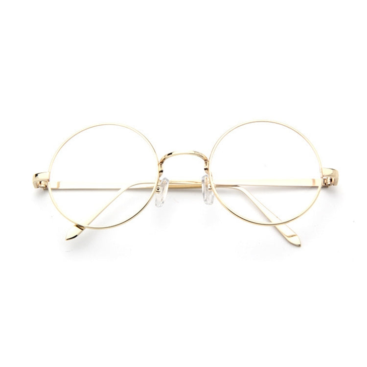Round-Framed Glasses Small Fresh, Gun gray, Round-Framed Glasses, Golden, Silver, Bronze