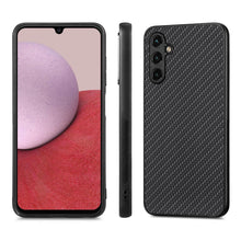Load image into Gallery viewer, Carbon Fiber Texture Leather Back Cover Phone Case