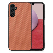 Load image into Gallery viewer, Carbon Fiber Texture Leather Back Cover Phone Case