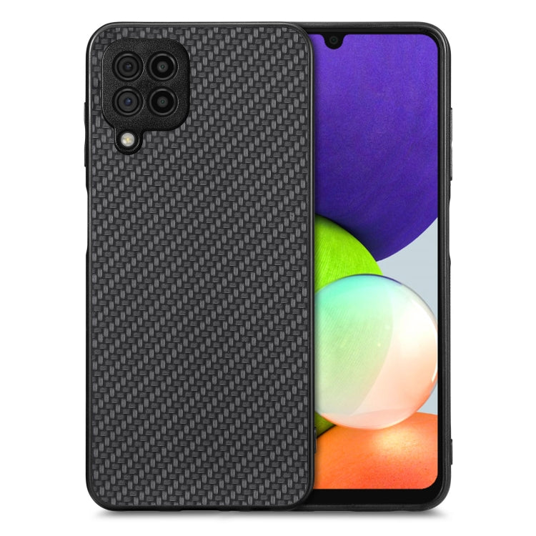 Carbon Fiber Texture Leather Back Cover Phone Case