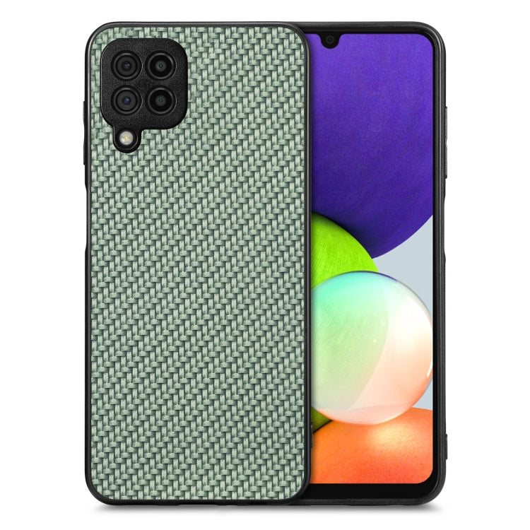 Carbon Fiber Texture Leather Back Cover Phone Case