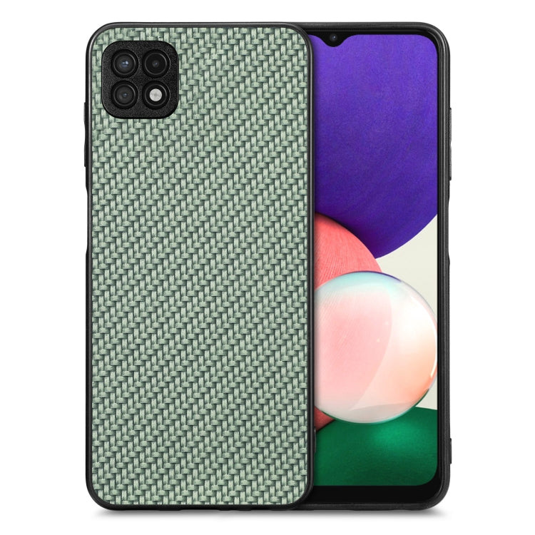 Carbon Fiber Texture Leather Back Cover Phone Case