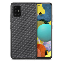 Load image into Gallery viewer, Carbon Fiber Texture Leather Back Cover Phone Case