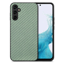 Load image into Gallery viewer, Carbon Fiber Texture Leather Back Cover Phone Case