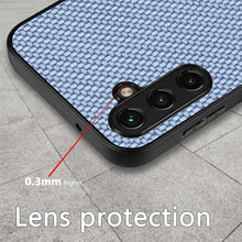 Load image into Gallery viewer, Carbon Fiber Texture Leather Back Cover Phone Case
