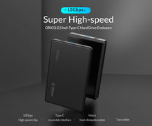 Load image into Gallery viewer, ORICO 2.5 inch Type-C Hard Drive Enclosure, USB 3.1 Gen2 Type-C