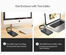Load image into Gallery viewer, ORICO 2.5 inch Type-C Hard Drive Enclosure, USB 3.1 Gen2 Type-C