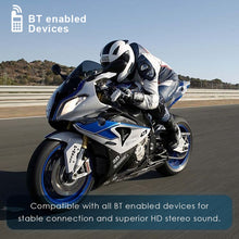 Load image into Gallery viewer, Motorcycle Helmet Bluetooth 4.2 Headset Low Power