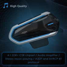 Load image into Gallery viewer, Motorcycle Helmet Bluetooth 4.2 Headset Low Power