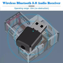 Load image into Gallery viewer, Bluetooth5.0  Audio Receiver USB Bluetooth Adapter Bluetooth Transmitter Support Win8/10