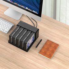Load image into Gallery viewer, ORICO 6558US3-C 2.5 / 3.5 inch Hard Drive Enclosure with Duplicator, 6558US3-C