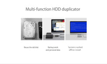 Load image into Gallery viewer, ORICO 6558US3-C 2.5 / 3.5 inch Hard Drive Enclosure with Duplicator, 6558US3-C