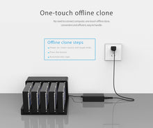 Load image into Gallery viewer, ORICO 6558US3-C 2.5 / 3.5 inch Hard Drive Enclosure with Duplicator, 6558US3-C