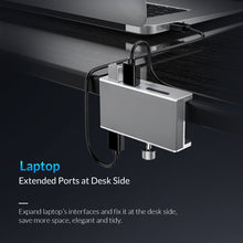 Load image into Gallery viewer, ORICO MH2AC-U3 Clip-type 2 Ports USB3.0 HUB with SD Card Reader