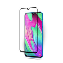 Load image into Gallery viewer, mocolo 0.33mm 9H 2.5D Full Glue Silk Print Tempered Glass Film for Galaxy A40, Support Fingerprint Unlock(Black)