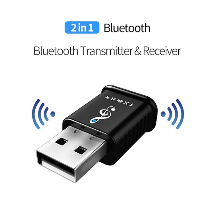 MSD168 2 in 1 Bluetooth Transmitter Receiver Mini 3.5mm AUX Stereo Wireless Bluetooth 5.0 Adapter For Car TV PC MP3