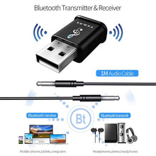 Load image into Gallery viewer, MSD168 2 in 1 Bluetooth Transmitter Receiver Mini 3.5mm AUX Stereo Wireless Bluetooth 5.0 Adapter For Car TV PC MP3