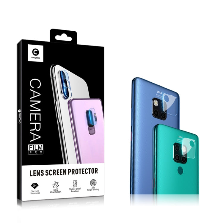 2Pcs mocolo 0.15mm 9H 2.5D Round Edge Rear Camera Lens Tempered Glass Film, Huawei P30, Huawei P30 Lite, Huawei P30 Pro, Huawei Mate 20X, Huawei Mate 20, Huawei Mate 20 Pro, Huawei P20, Huawei P20 Pro