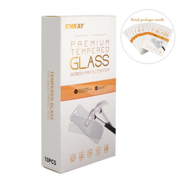 10 PCS ENKAY Hat-prince 0.26mm 9H 2.5D Curved Edge Tempered Glass Film for Samsung Galaxy A70