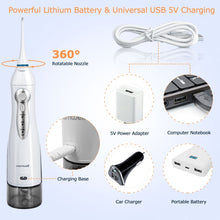Load image into Gallery viewer, Mornwell D52 USB-Rechargeable water flosser  IPX7 Waterproof Oral Irrigator, D52