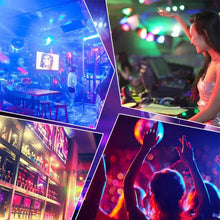 Load image into Gallery viewer, YouOKLight YK2278 3W Sound Activated Party DJ Lighting RBG Disco Ball Strobe Lamp Stage Par Light with 7 Modes, Without Remote Control