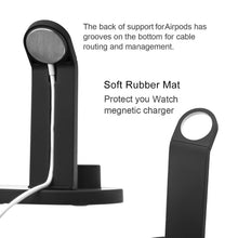 Load image into Gallery viewer, HQ-UD15 Rotatable Wireless Charging Base with Stand for Phones / iWatches / AirPods (Silver)