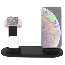 Load image into Gallery viewer, HQ-UD15 Rotatable Wireless Charging Base with Stand for Phones / iWatches / AirPods (Silver)