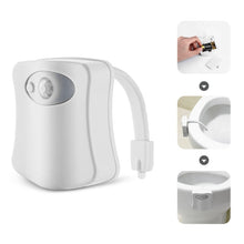 Load image into Gallery viewer, YouOKLight Motion Activated Toilet Nightlight, LED Toilet Light Bathroom Washroom