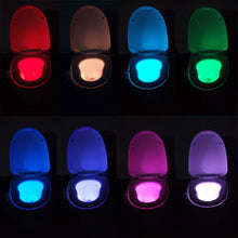 Load image into Gallery viewer, YouOKLight Motion Activated Toilet Nightlight, LED Toilet Light Bathroom Washroom