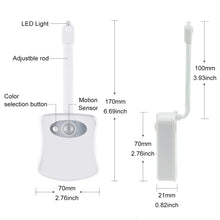 Load image into Gallery viewer, YouOKLight Motion Activated Toilet Nightlight, LED Toilet Light Bathroom Washroom