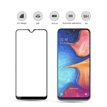 Load image into Gallery viewer, mocolo 0.33mm 9H 2.5D Full Glue Tempered Glass Film for Galaxy A20e (Black)