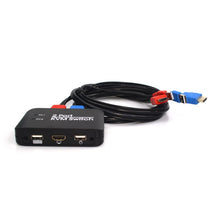 Load image into Gallery viewer, USB 2.0 + HDMI 2-ports KVM Switch