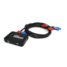 Load image into Gallery viewer, USB 2.0 + HDMI 2-ports KVM Switch