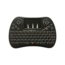 Load image into Gallery viewer, I8 Max 2.4GHz Mini Wireless Keyboard with Touchpad Rechargeable Fly Air Mouse Smart Game 7-color Backlit