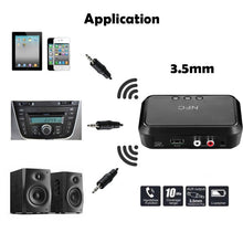 Load image into Gallery viewer, NFC Desktop Bluetooth Music Receiver 4.1 Bluetooth Adapter USB Drive Reads Bluetooth Speaker, B10