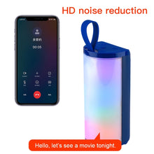 Load image into Gallery viewer, T&amp;G TG169 LED Portable Bluetooth Speaker Outdoor Waterproof Subwoofer 3D Stereo Mini wireless Loudspeaker Support AUX FM TF card