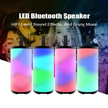 Load image into Gallery viewer, T&amp;G TG169 LED Portable Bluetooth Speaker Outdoor Waterproof Subwoofer 3D Stereo Mini wireless Loudspeaker Support AUX FM TF card