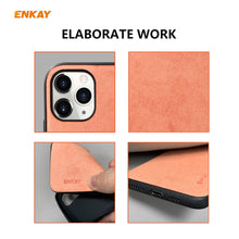 Load image into Gallery viewer, For iPhone 11 Pro Max ENKAY ENK-PC030 Business Series Fabric Texture PU Leather + TPU Soft Slim Case Cover, For iPhone 11 Pro Max